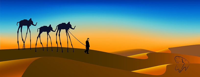 Hommage an  Salvador Dali von Harry Hadders Design