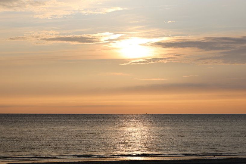 Coucher de soleil sur Ameland par Annemarie Veldman
