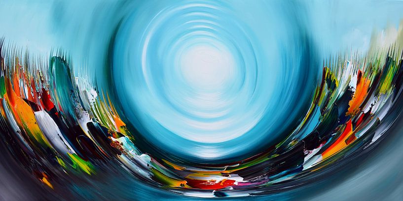 Abstract Blue par Gena Theheartofart