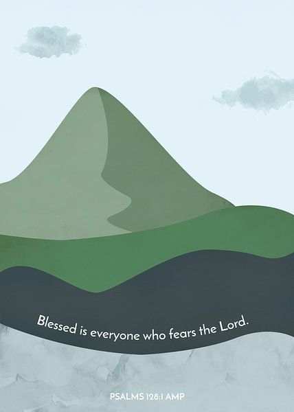 Gesegnet - Psalmen 128:1 von Maison De Douceur