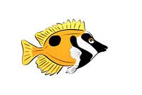 Fuchskopf-Fisch Lustig