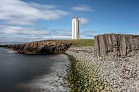 lighthouse near Kálfshamarsvík