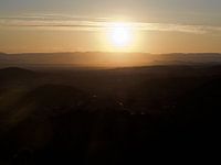 Sonnenuntergang im spanischen Valencia