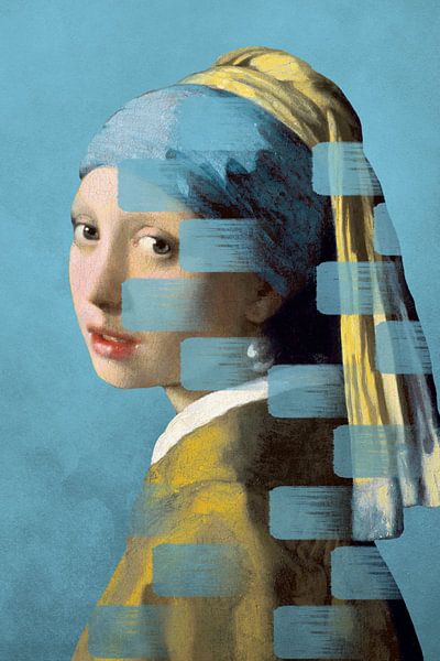 Girl with the Pearl Earring - The Wipe Out Edition von Marja van den Hurk