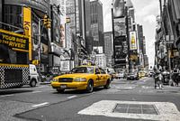 Yellow Cabs on Times Square