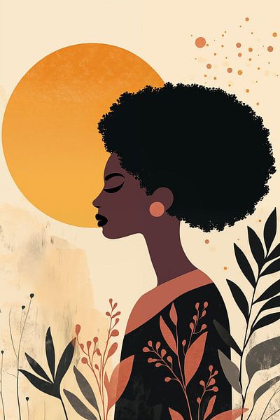 African woman by Black Coffee