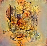 Motion-Golden, serie Faces (Goud)