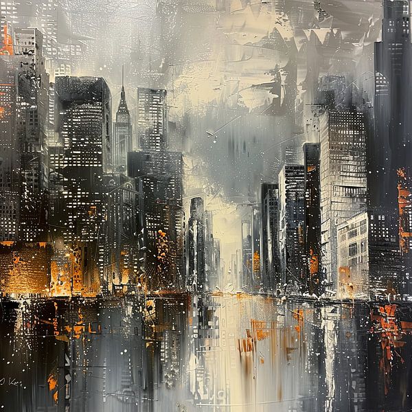 Midnight Reflection van Studio WegWijs