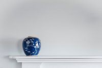 blaue Vase