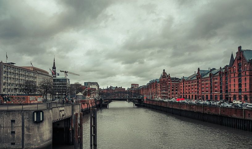 Hamburg, Speicherstadt, Elbe, Deutschland von Pitkovskiy Photography|ART