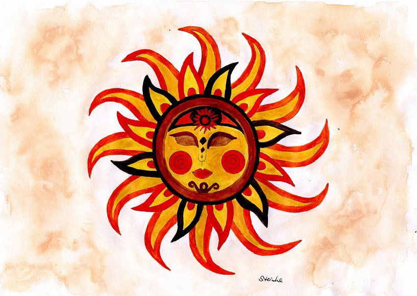Mandala Sonne von Sandra Steinke