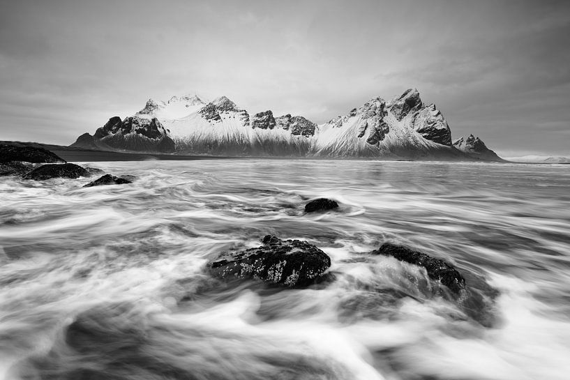 chaîne de montagnes devant le surf par Ralf Lehmann