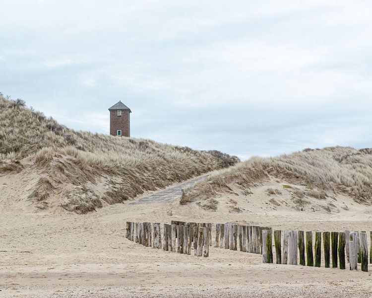 Silence sur la plage de Zoutelande par Hannie Kassenaar