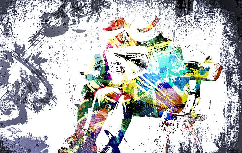 Lezen op een bankje von Studio Mirabelle