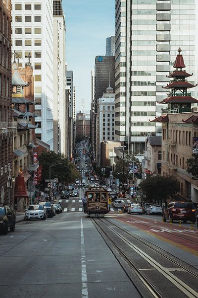 The steep streets of San Francisco | Travel photography fine art photo print | California, U.S.A. by Sanne Dost