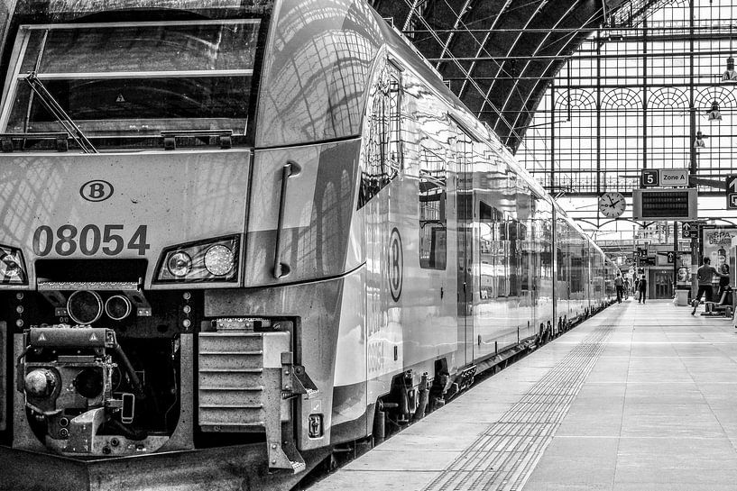 Zug am Bahnsteig von Wessel Krul