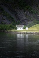 Une maison norvégienne solitaire