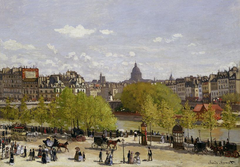 Quai du Louvre, Paris, Claude Monet von Bridgeman Masters