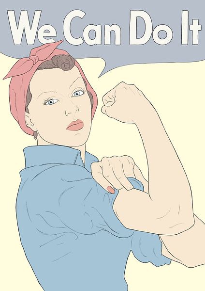 we can do it von poportret posters