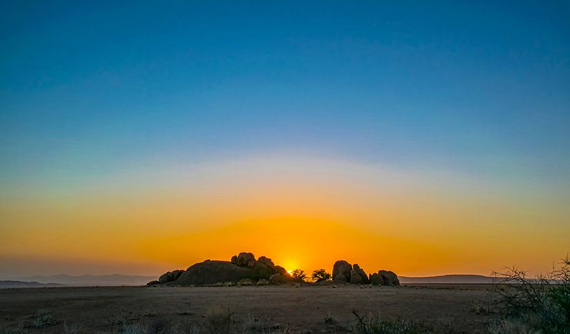 Couchers de soleil dans le désert du Namib, Namibie par Rietje Bulthuis