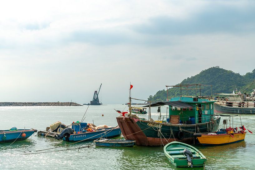 Boat in the water by Mickéle Godderis