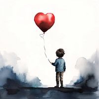 Little boy with balloon