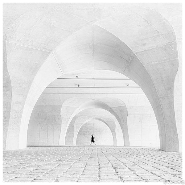 Antwerpen in Schwarz und Weiß von Ton van den Boogaard