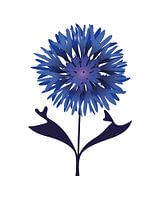 Abstrakter Kornblume