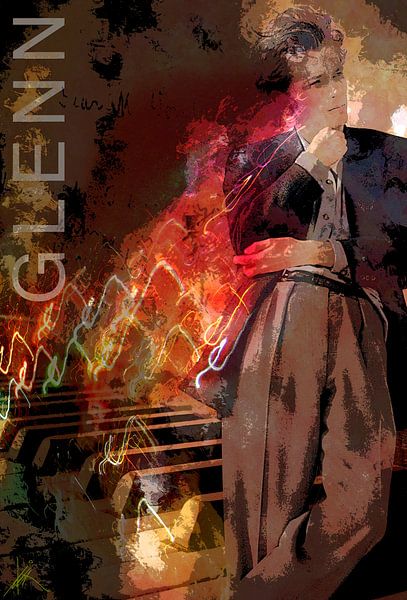 Glenn Gould - H. Fischer by mimone art