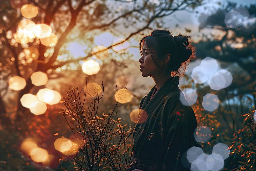 Meditative dusk by Frank Heinz