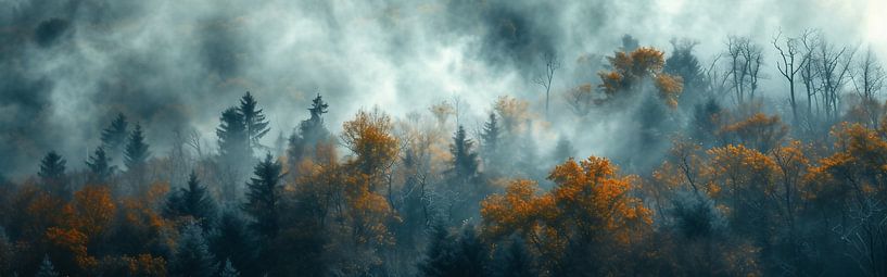 Herbstliche Bergwelt von fernlichtsicht