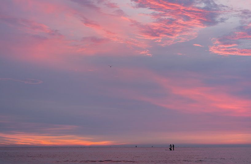 Sonnenuntergang in Scheveningen von Marian Sintemaartensdijk