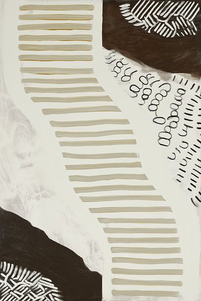 Abstract lines by Bert Nijholt