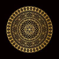 Goldenes Mandala 02