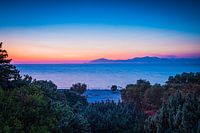 Sonnenuntergang am Strand von der Insel Kos
