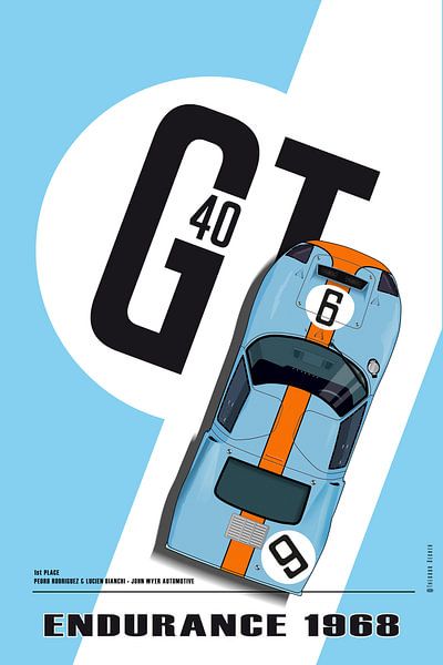 Ford GT40 Rodriguez-Bianchi par Theodor Decker