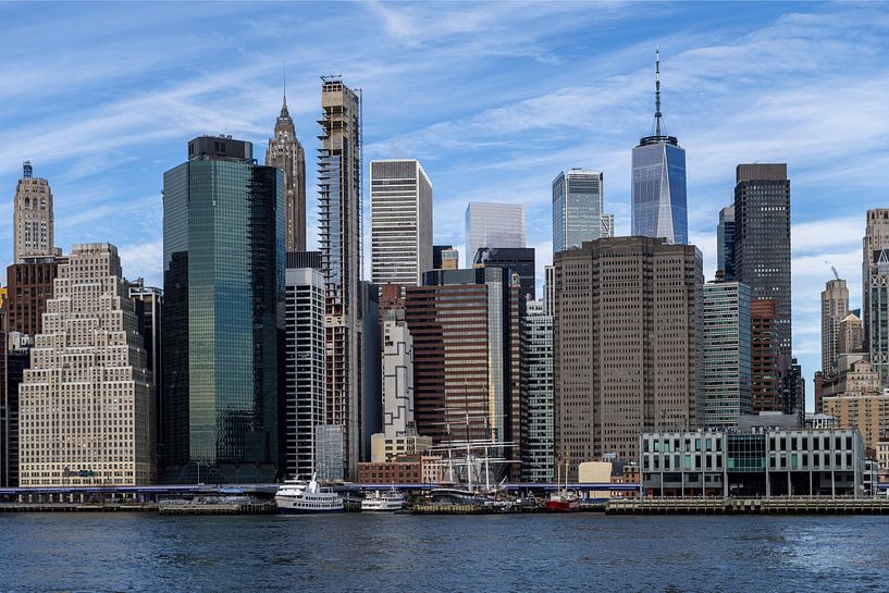 Skyline von New York City von Gerben van Buiten
