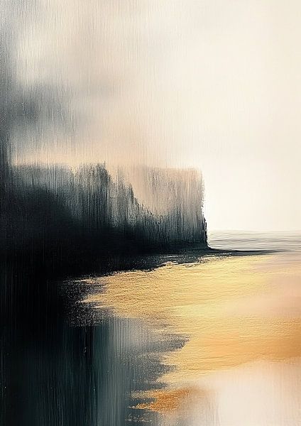 Paysage | Ombres sombres, miroirs dorés par Zen et Plus