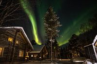 Northern lights in Nellim Finland