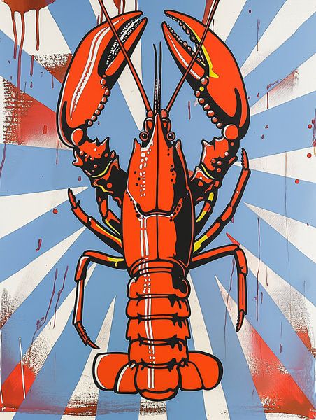 über Kunstkrebs: Ein Porträt im Stil von Roy Lichtenstein und Years &#039;50 von Roger VDB