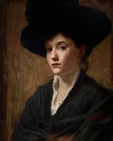 Suzanne, étude d'une femme au chapeau