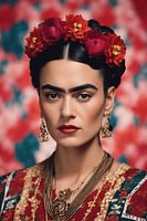 Frida - Fleurs rouges