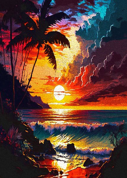 Plage d'Hawaï par irvan halim