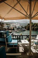Terrace in Sissi on the Greek island of Crete