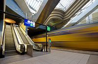 Voorbijrazende intecity station Blaak