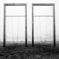 Schommels op het plein