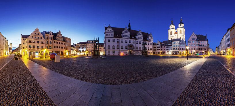 Luther City Wittenberg -Panorama par Frank Herrmann