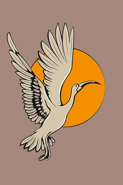 aufsteigender Ibis von Li-Bro