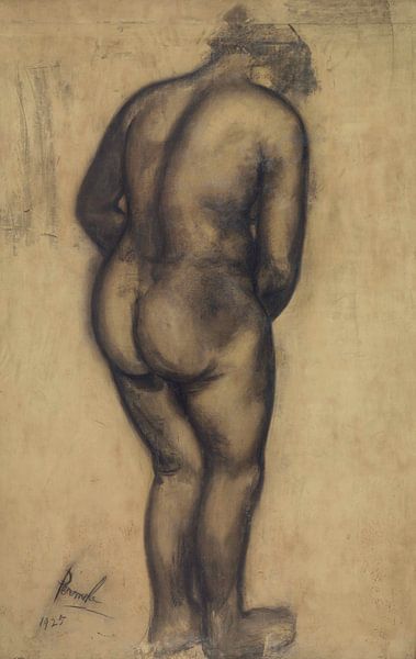 Standing nude, Constant Permeke, 1925 by Atelier Liesjes
