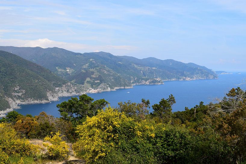 Vue de quatre des cinq Cinque Terre, Ligurie, Italie par Studio LE-gals